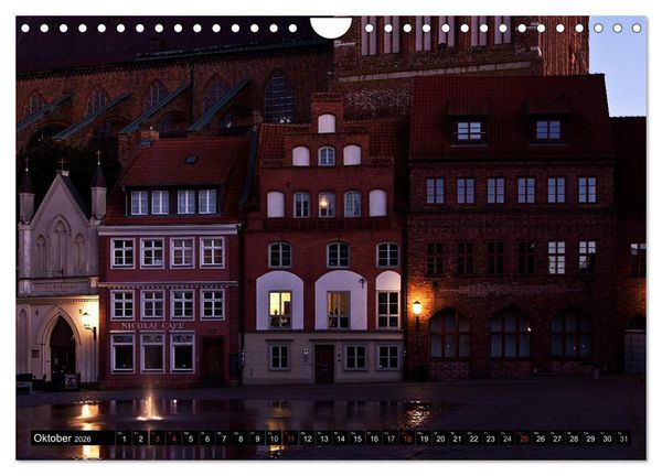 Produktbild: Stralsund F&Uuml;R NACHTSCHW&Auml;RMER (Wandkalender 2026 DIN A4 quer), CALVENDO Monatskalender