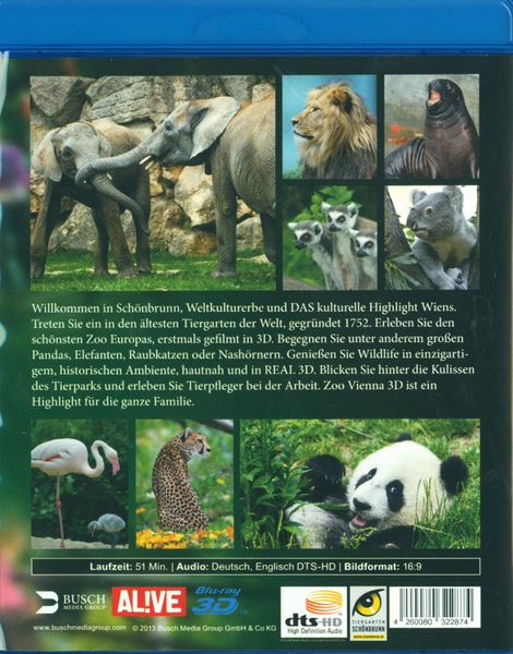 Produktbild: Zoo Vienna - Der Tiergarten Sch&ouml;nbrunn (inkl. 2D-Version)