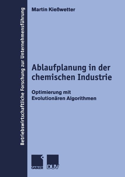 Produktbild: Ablaufplanung in der chemischen Industrie