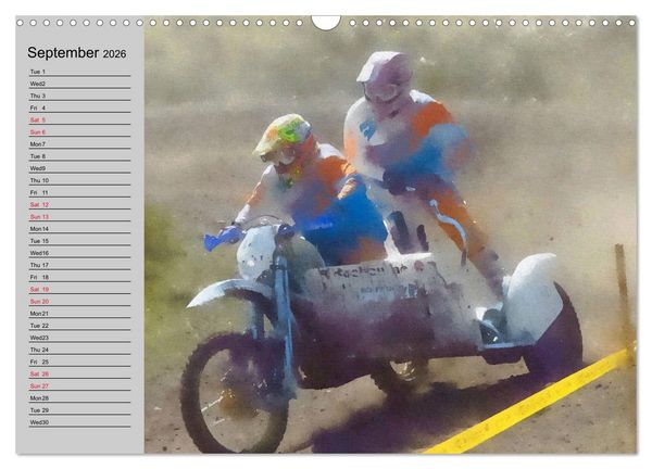Produktbild: Enduro Racing (Wall Calendar 2026 DIN A3 landscape), CALVENDO 12 Month Wall Calendar