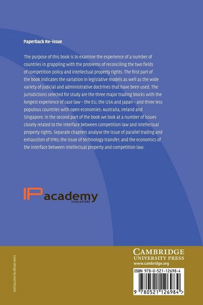Produktbild: The Interface Between Intellectual Property Rights and Competition Policy