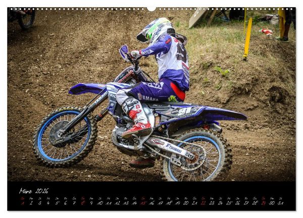 Produktbild: Motocross Racing 2026 (hochwertiger Premium Wandkalender 2026 DIN A2 quer), Kunstdruck in Hochglanz