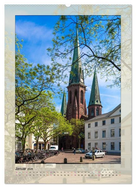 Produktbild: Oldenburger Spitzen (hochwertiger Premium Wandkalender 2026 DIN A2 hoch), Kunstdruck in Hochglanz