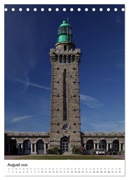 Produktbild: Phares Bretons (Tischkalender 2026 DIN A5 hoch), CALVENDO Monatskalender