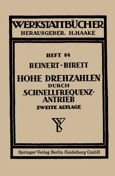 Produktbild: Hohe Drehzahlen durch Schnellfrequenz-Antrieb