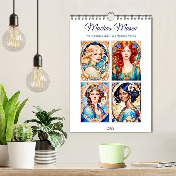 Produktbild: Muchas Musen (Wandkalender 2027 DIN A4 hoch), CALVENDO Monatskalender