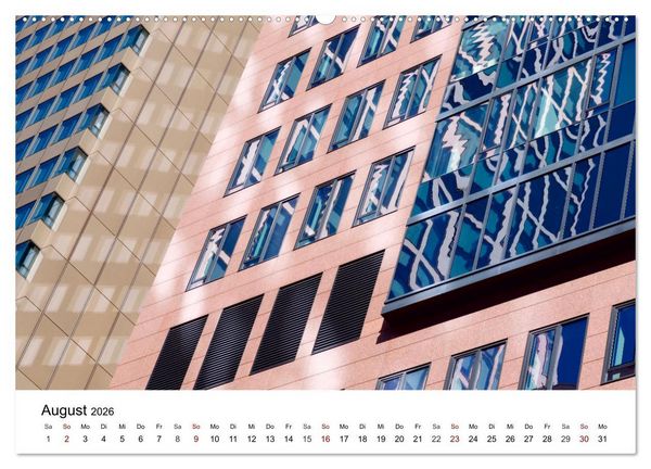 Produktbild: Frankfurt am Main - Fassaden (hochwertiger Premium Wandkalender 2026 DIN A2 quer), Kunstdruck in Hochglanz