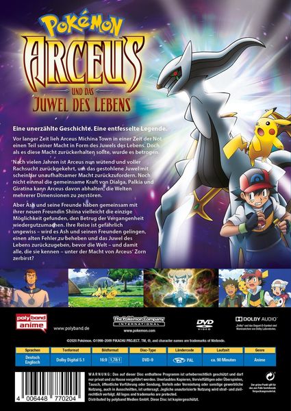 Produktbild: Pok&eacute;mon - Arceus und das Juwel des Lebens