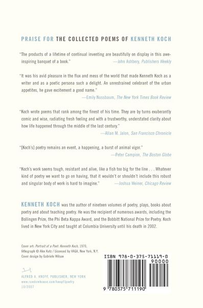 Produktbild: The Collected Poems of Kenneth Koch