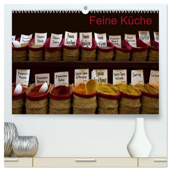 Produktbild: Feine K&uuml;che (hochwertiger Premium Wandkalender 2026 DIN A2 quer), Kunstdruck in Hochglanz