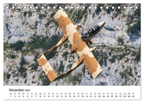 Produktbild: Milit&auml;rflieger (Tischkalender 2027 DIN A5 quer), CALVENDO Monatskalender