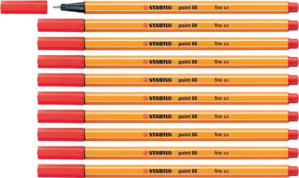 Produktbild: STABILO Fineliner point 88 rot