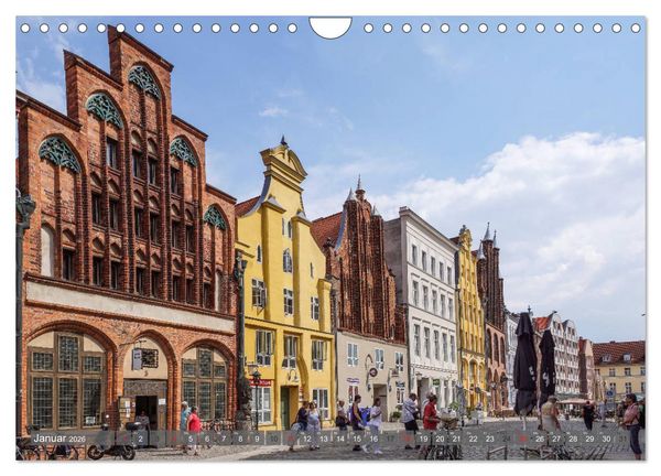 Produktbild: Stralsund - Perle der Ostsee (Wandkalender 2026 DIN A4 quer), CALVENDO Monatskalender