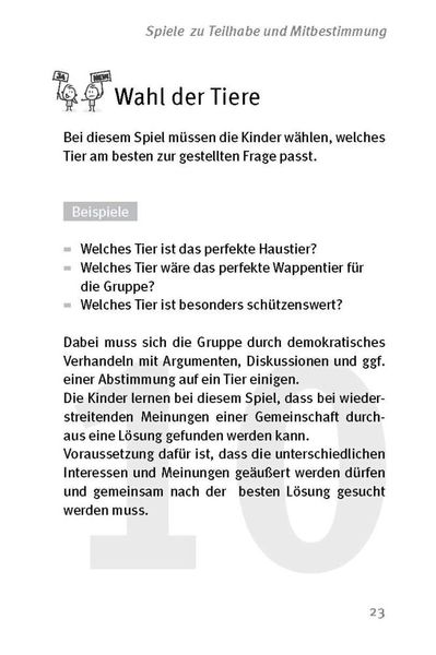 Produktbild: Die 50 besten Demokratie-Spiele für Grundschulkinder