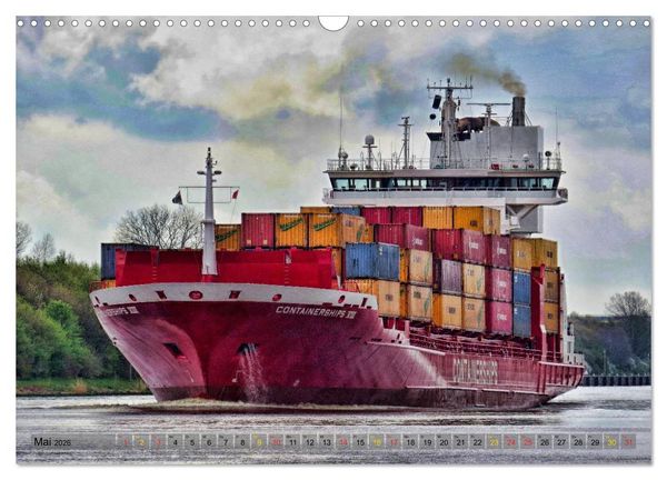 Produktbild: Transportschiffe Giganten der Meere (Wandkalender 2026 DIN A3 quer), CALVENDO Monatskalender