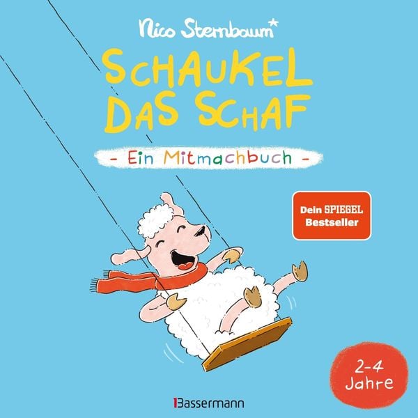 Produktbild: Schaukel das Schaf - Ein Mitmachbuch zum Sch&uuml;tteln, Schaukeln, Pusten, Klopfen und sehen, was dann passiert. Von 2 bis 4 Jahren