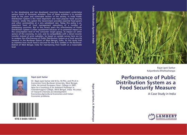Produktbild: Performance of Public Distribution System as a Food Security Measure