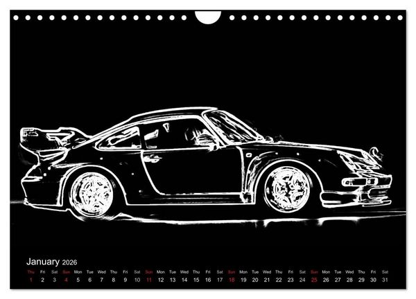 Produktbild: 911 Lines (Wall Calendar 2026 DIN A4 landscape), CALVENDO 12 Month Wall Calendar