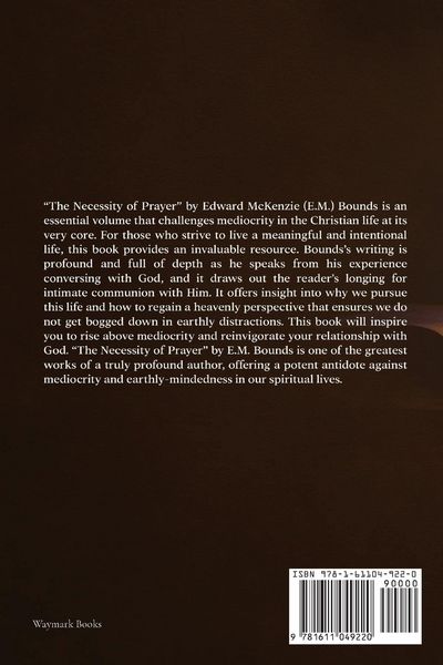 Produktbild: The Necessity of Prayer
