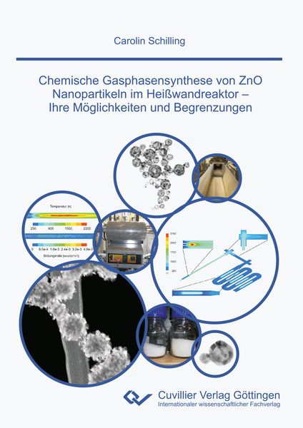 Produktbild: Chemische Gasphasensynthese von ZnO Nanopartikeln im Hei&szlig;wandreaktor