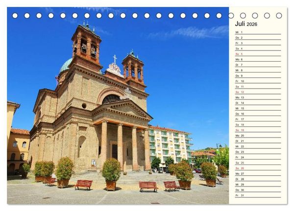 Produktbild: Die Langhe - Im Herzen des Piemonts (Tischkalender 2026 DIN A5 quer), CALVENDO Monatskalender