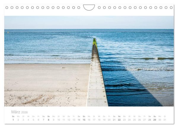 Produktbild: Einfach Borkum (Wandkalender 2026 DIN A4 quer), CALVENDO Monatskalender