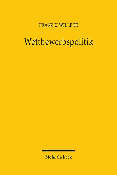 Produktbild: Wettbewerbspolitik / Wettbewerbspolitik
