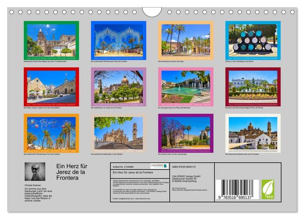 Produktbild: Ein Herz f&uuml;r Jerez de la Frontera (Wandkalender 2026 DIN A4 quer), CALVENDO Monatskalender