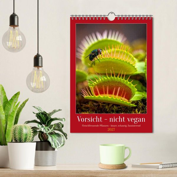 Produktbild: Vorsicht - nicht vegan (Wandkalender 2027 DIN A4 hoch), CALVENDO Monatskalender