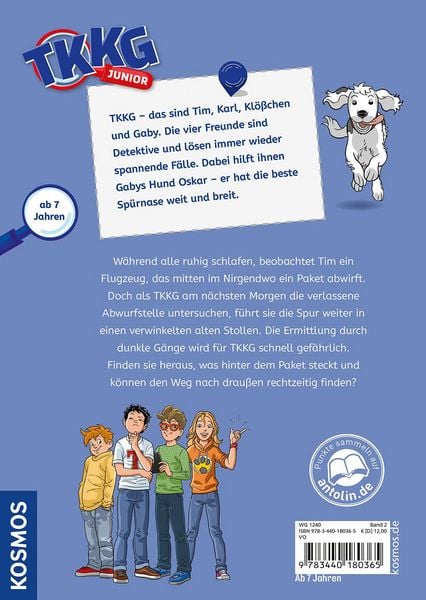 Produktbild: TKKG Junior, 2, Verschollen im Stollen