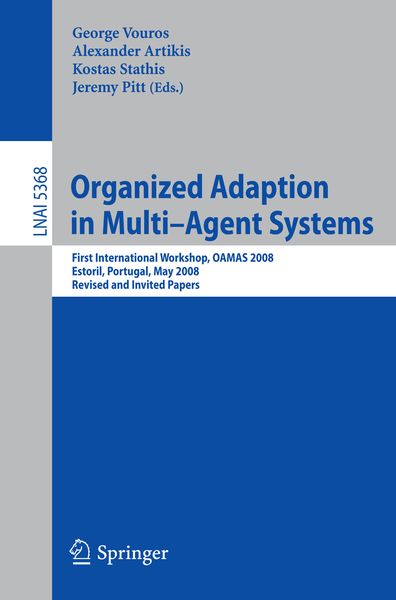Produktbild: Organized Adaption in Multi-Agent Systems