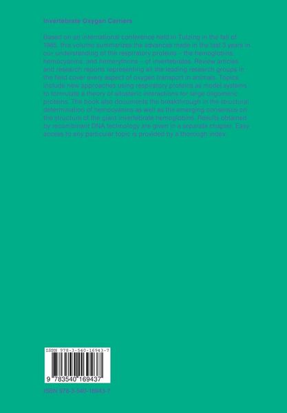 Produktbild: Invertebrate Oxygen Carriers