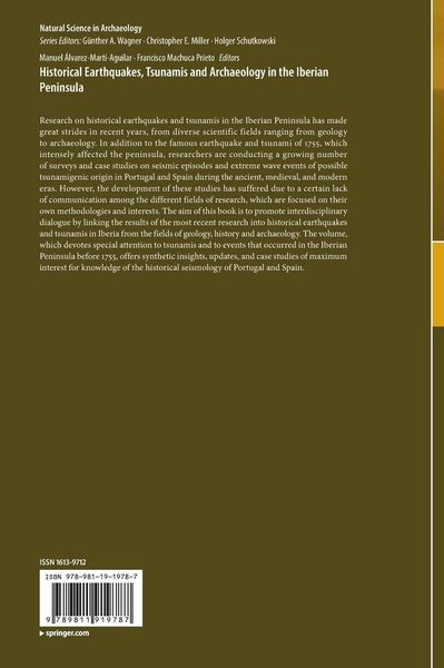 Produktbild: Historical Earthquakes, Tsunamis and Archaeology in the Iberian Peninsula