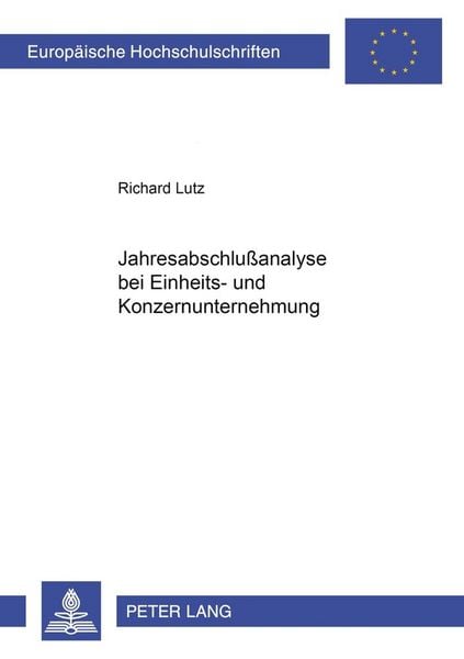 Produktbild: Jahresabschlu&szlig;analyse bei Einheits- und Konzernunternehmung
