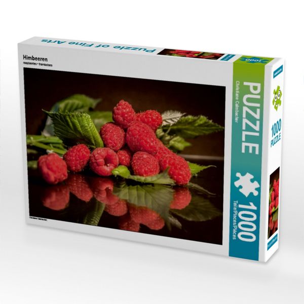 Produktbild: CALVENDO Puzzle Himbeeren | 1000 Teile Lege-Gr&ouml;&szlig;e 64x48cm Foto-Puzzle f&uuml;r gl&uuml;ckliche Stunden