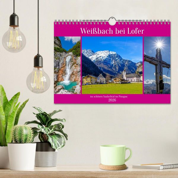 Produktbild: Wei&szlig;bach bei Lofer (Wandkalender 2026 DIN A4 quer), CALVENDO Monatskalender