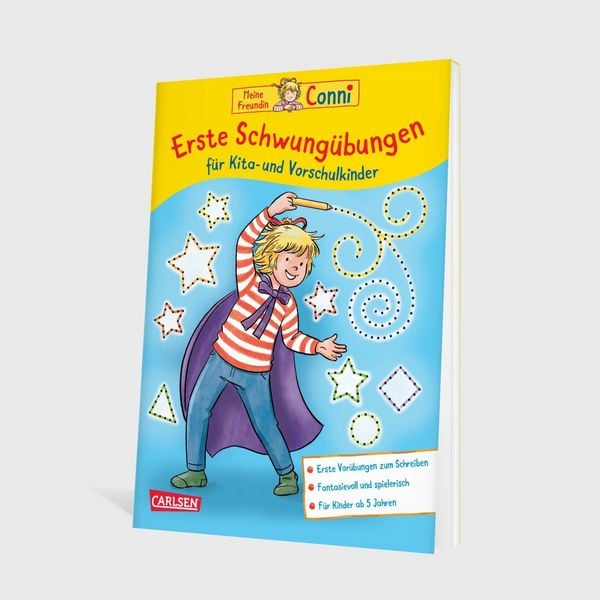 Produktbild: Conni Gelbe Reihe (Besch&auml;ftigungsbuch): Erste Schwung&uuml;bungen f&uuml;r Kita- und Vorschulkinder