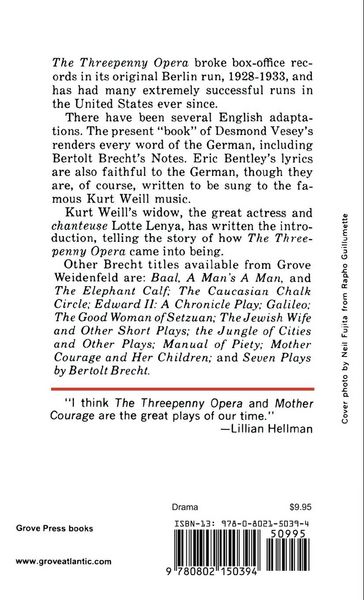 Produktbild: The Threepenny Opera