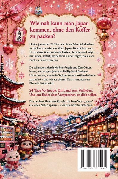 Produktbild: 24 T&uuml;rchen bis Japan: Der Japan-Adventskalender voller Geschichten, Rituale und Vorfreude auf das Land deiner Tr&auml;ume