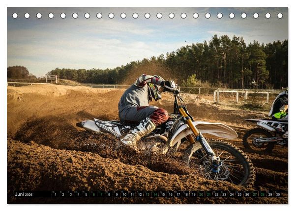 Produktbild: MOTOCROSS 2026 (Tischkalender 2026 DIN A5 quer), CALVENDO Monatskalender