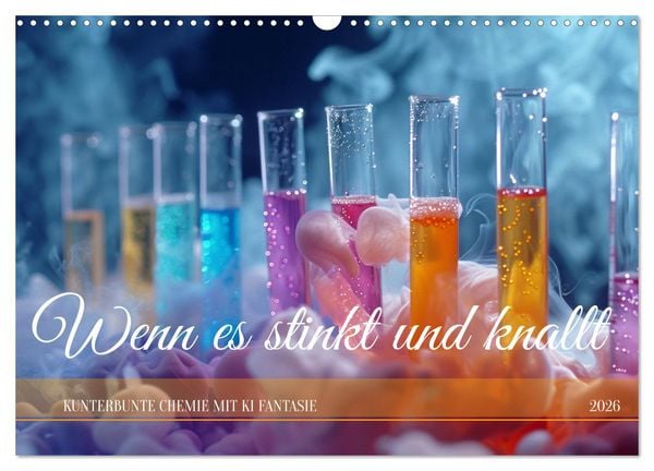 Produktbild: Wenn es stinkt und knallt (Wandkalender 2026 DIN A3 quer), CALVENDO Monatskalender