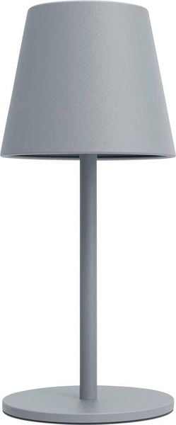 Produktbild: M-e modern-electronics LUNA-80G 41435 Akku-Tischlampe LED LED fest eingebaut 3W Grau