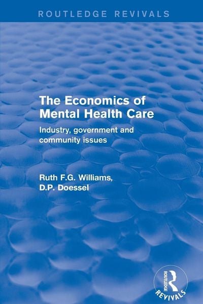 Produktbild: The Economics of Mental Health Care