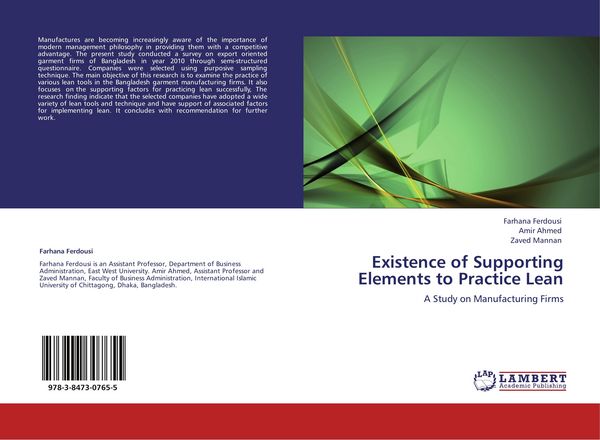 Produktbild: Existence of Supporting Elements to Practice Lean