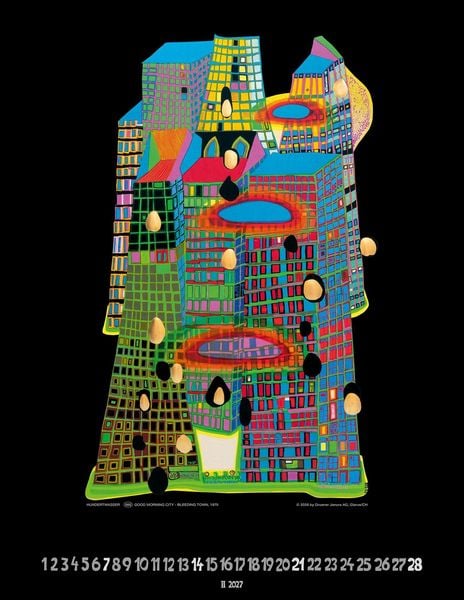 Produktbild: Hundertwasser Art Calendar 2027