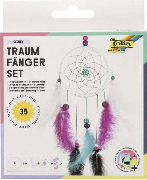 Produktbild: Folia Traumf&auml;nger-Set GIRLY, 35 Teile