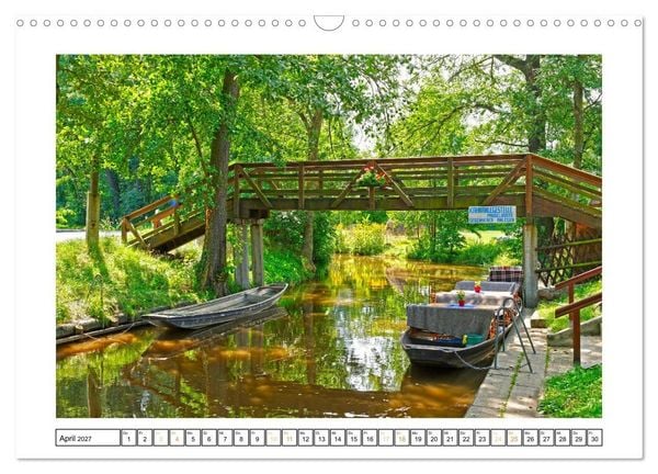 Produktbild: Spreewald Natur und Kulturlandschaft (Wandkalender 2027 DIN A3 quer), CALVENDO Monatskalender