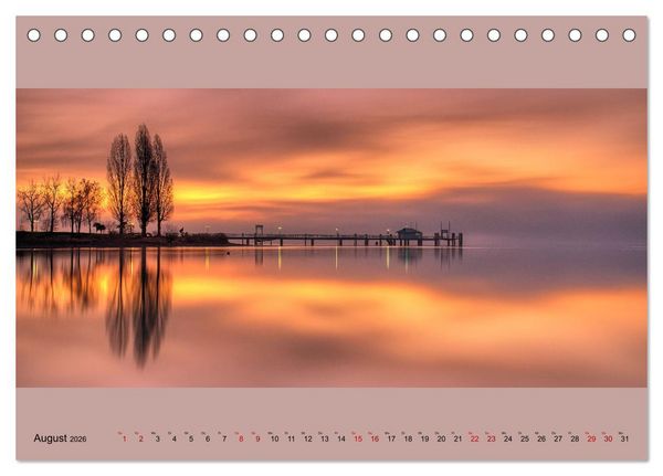 Produktbild: Bodensee Weitblicke (Tischkalender 2026 DIN A5 quer), CALVENDO Monatskalender