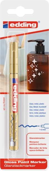 Produktbild: edding Glanzlackmarker 751 gold 1-2mm