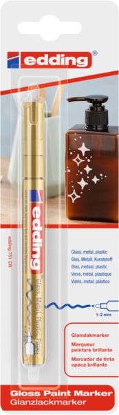 Produktbild: edding Glanzlackmarker 751 gold 1-2mm
